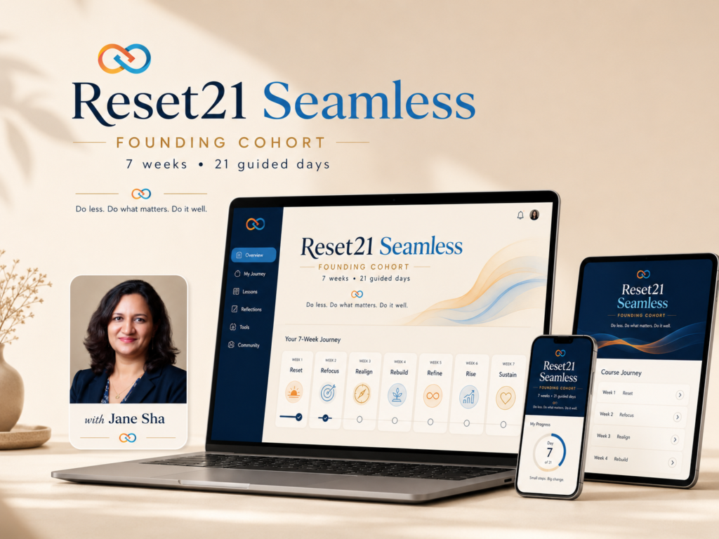 Seamless Reset21 seven-week productivity programme